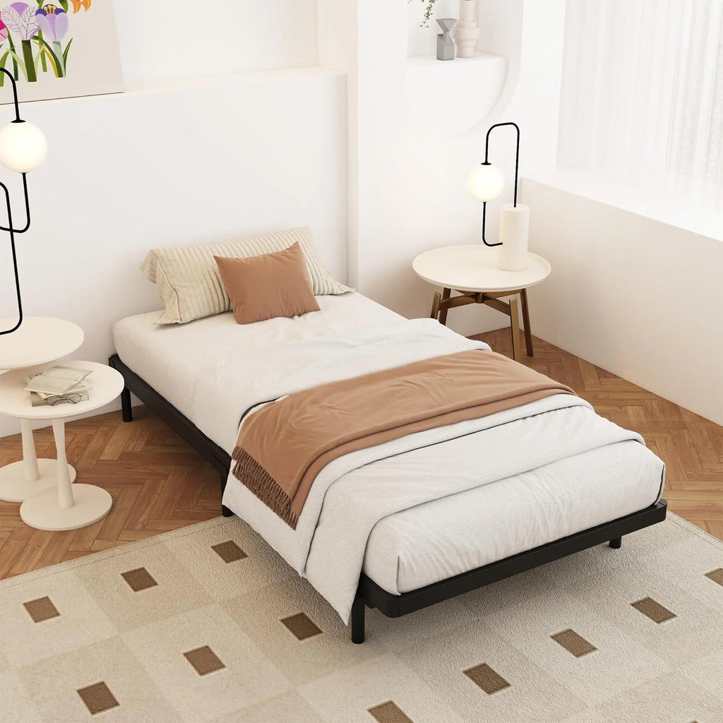 Twin Box Spring Bed Base 2 Inch Metal Mattress Foundation V3382
