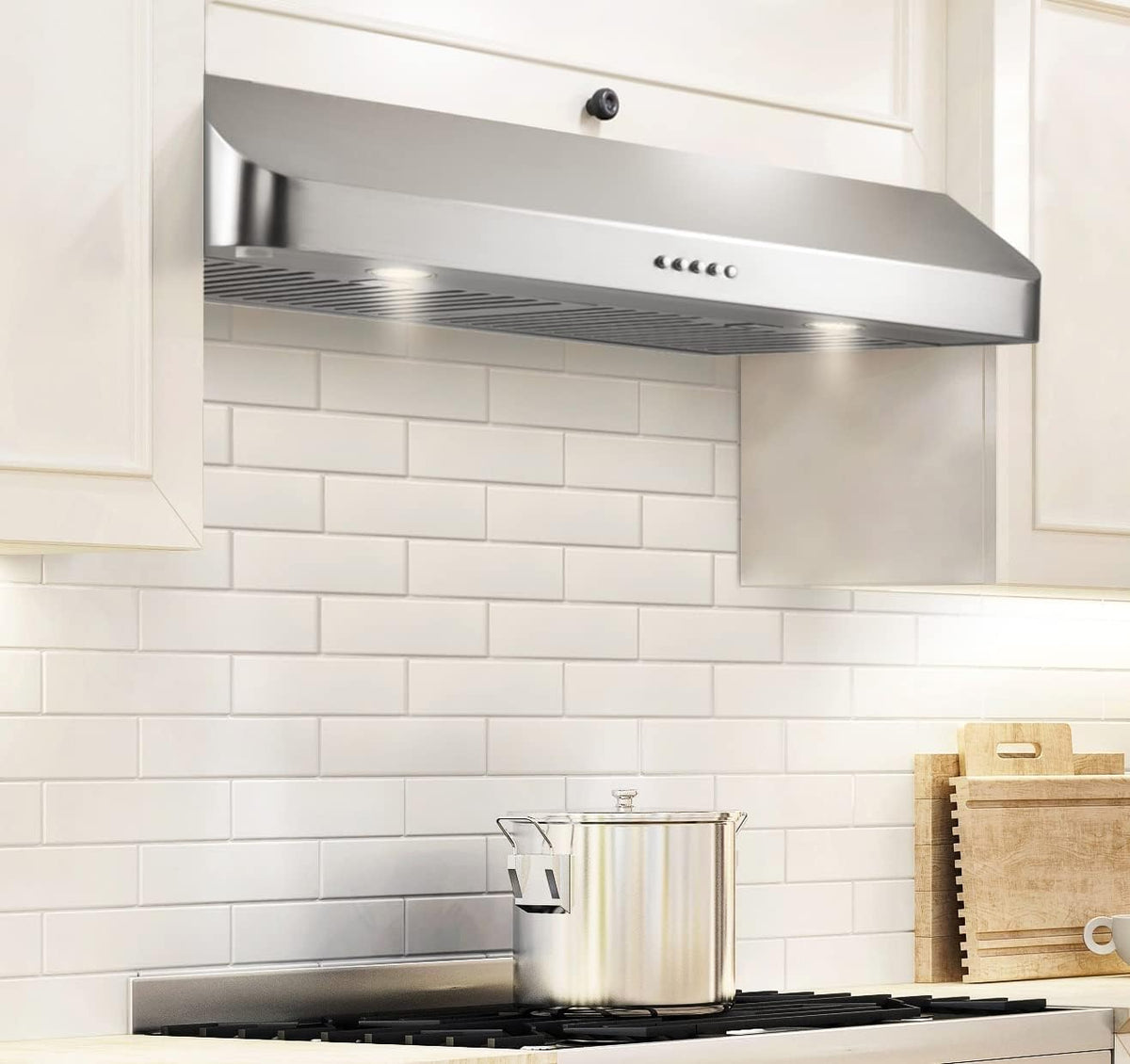 30 Inch Under Cabinet Range Hood, Stainless Steel, 400 CFM F725375
