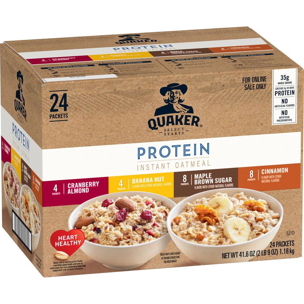 Protein Variety Pack Instant Oatmeal, 24 Packets K961