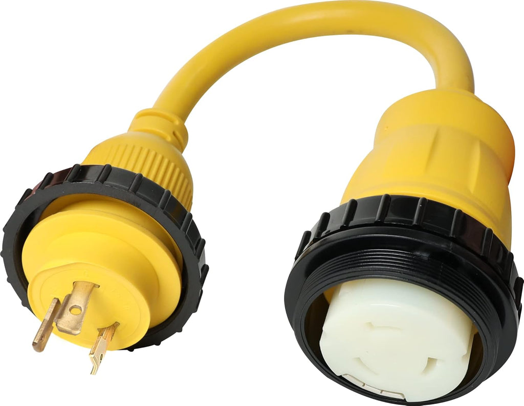 50A to 30A Electrical Adapter Cord with Locking Ring W432384