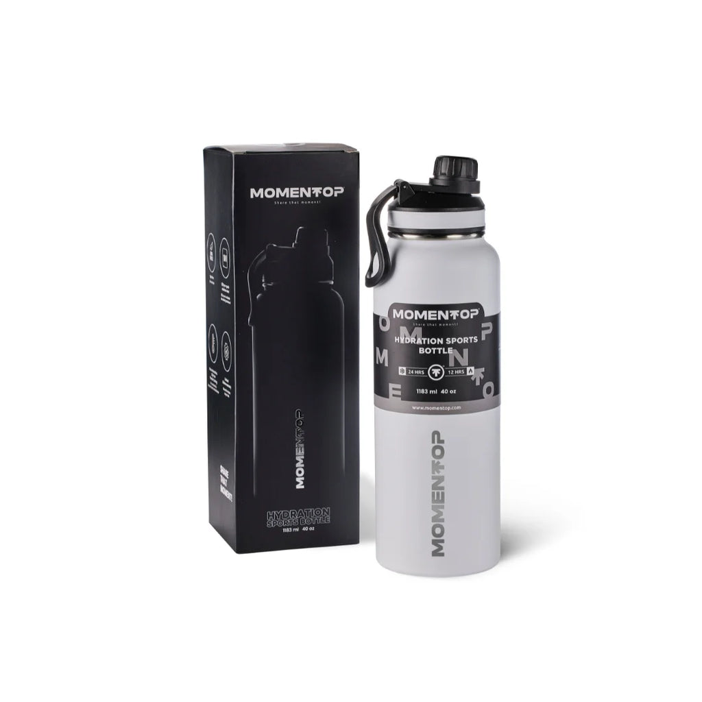 Pink 40 oz Hydration Bottle with 2 Lids R645