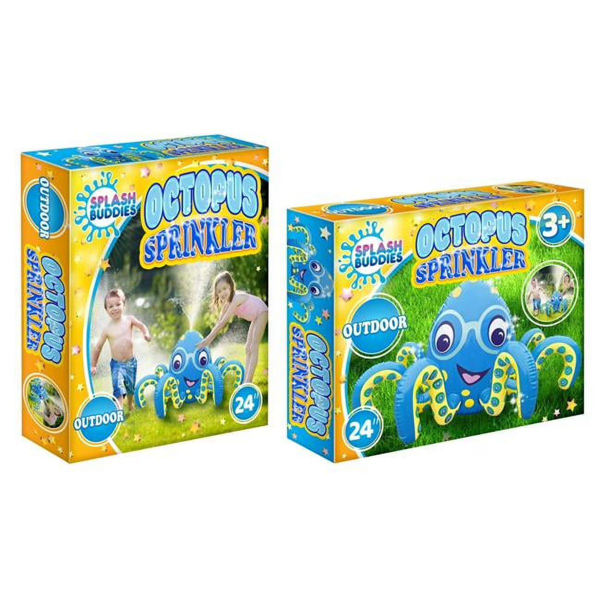 Blue Inflatable Sprinkler Octopus Toys E227823
