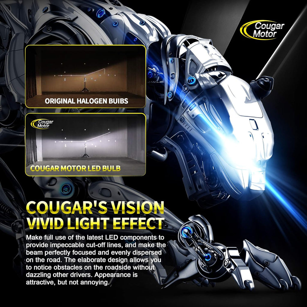 9007 LED Bulb HB5 6500K Cool White Conversion Kit U678705
