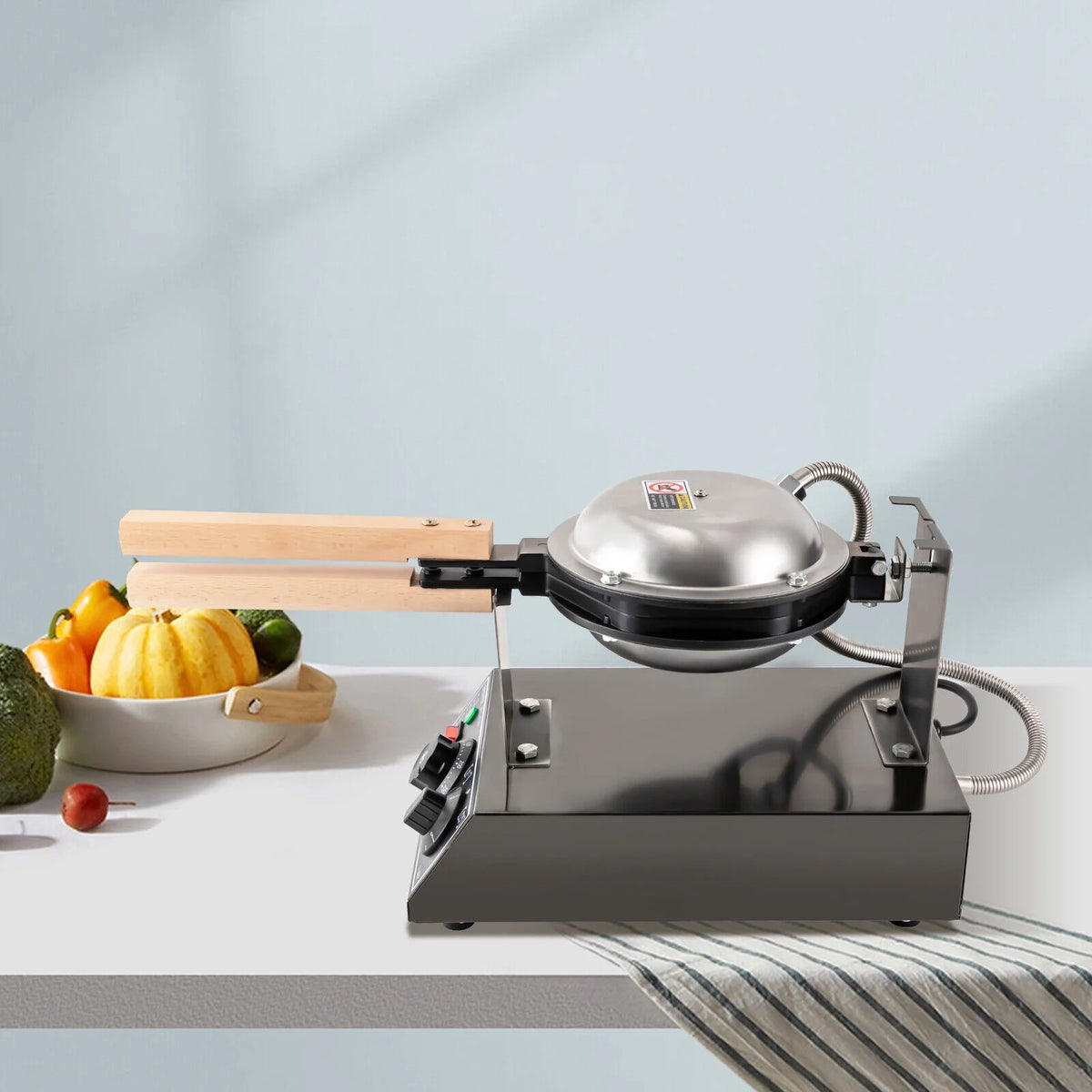 1400W Nonstick Stainless Electric Waffle Maker J34027