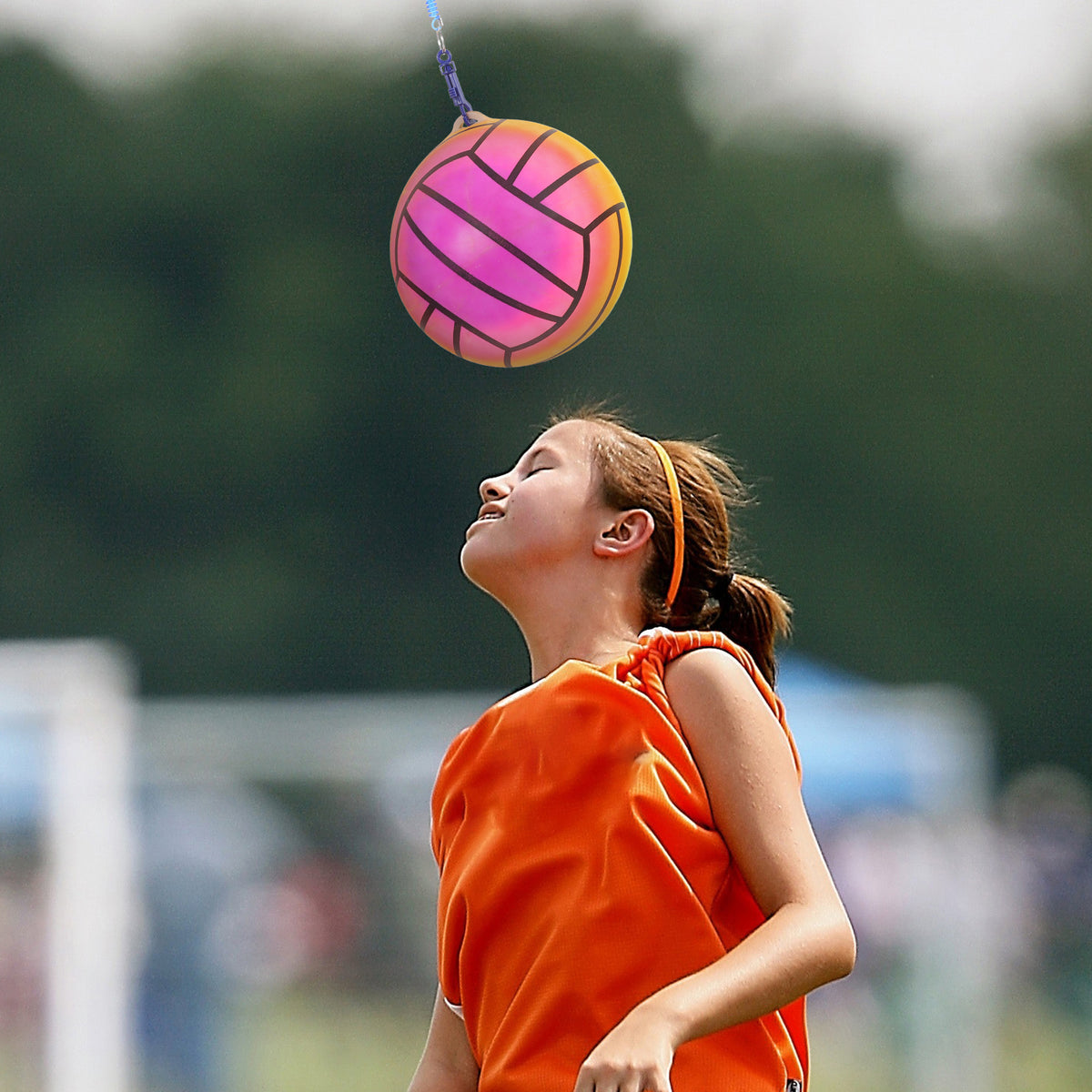 4 Pcs Pvc Inflatable Volleyball Toy Kickball T347700