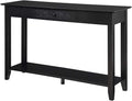 Cherry Console Table with Drawer B541