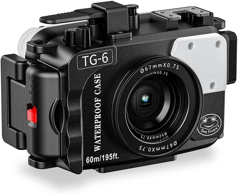Black Waterproof Diving Case for Olympus TG-6 N762094