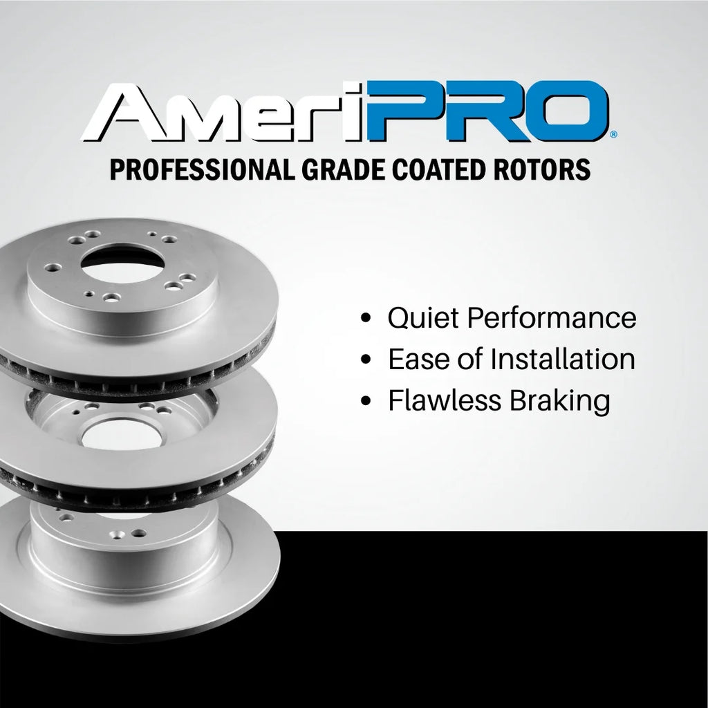 Rear Coated Rotors Brake Pads Hub Wheel Bearing D584