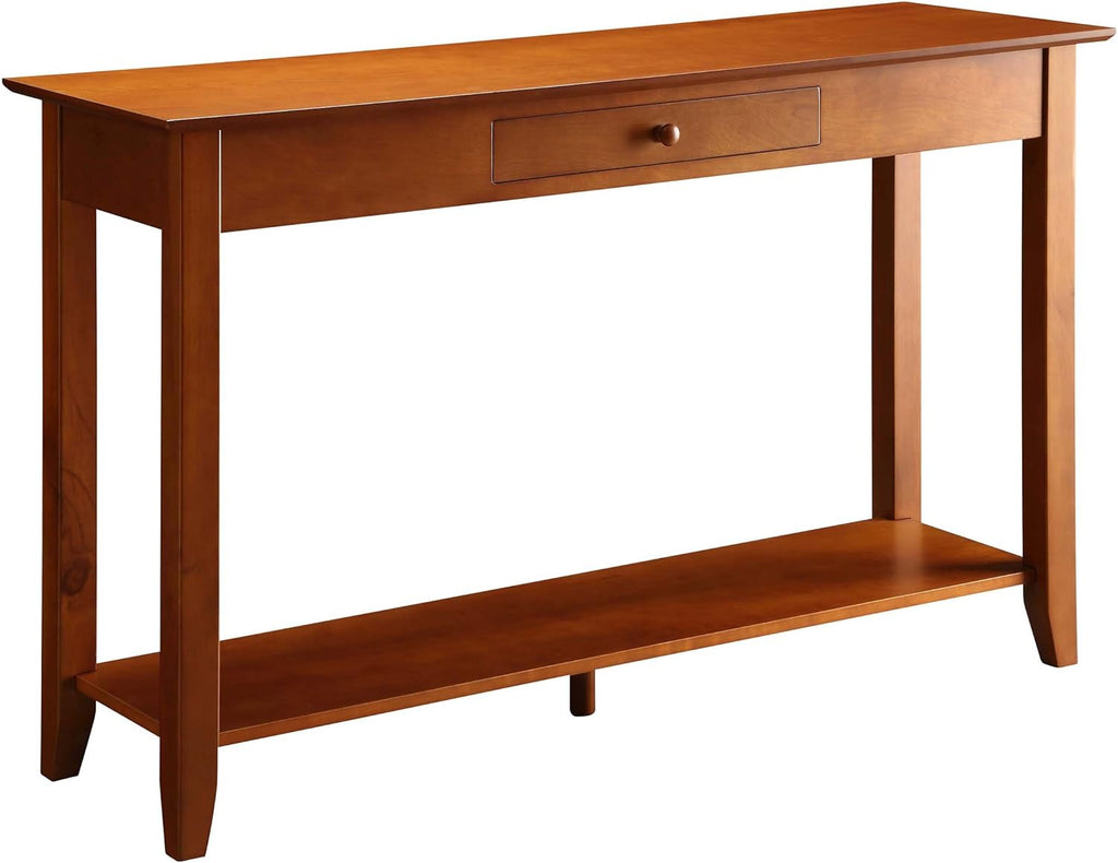 Cherry Console Table with Drawer B541
