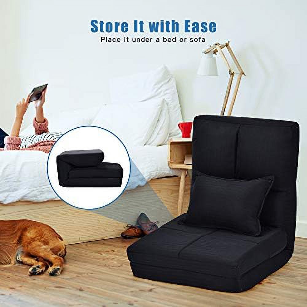 Triple Fold Down Sofa Bed with One Pillow P512