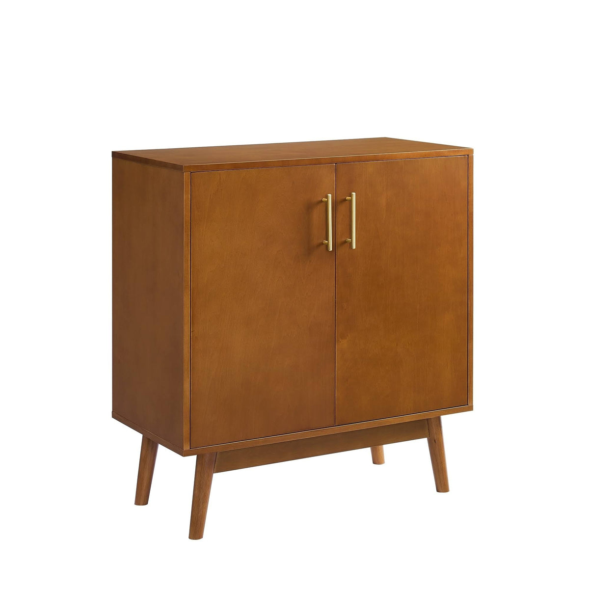 White Mid-Century Accent Cabinet S92744