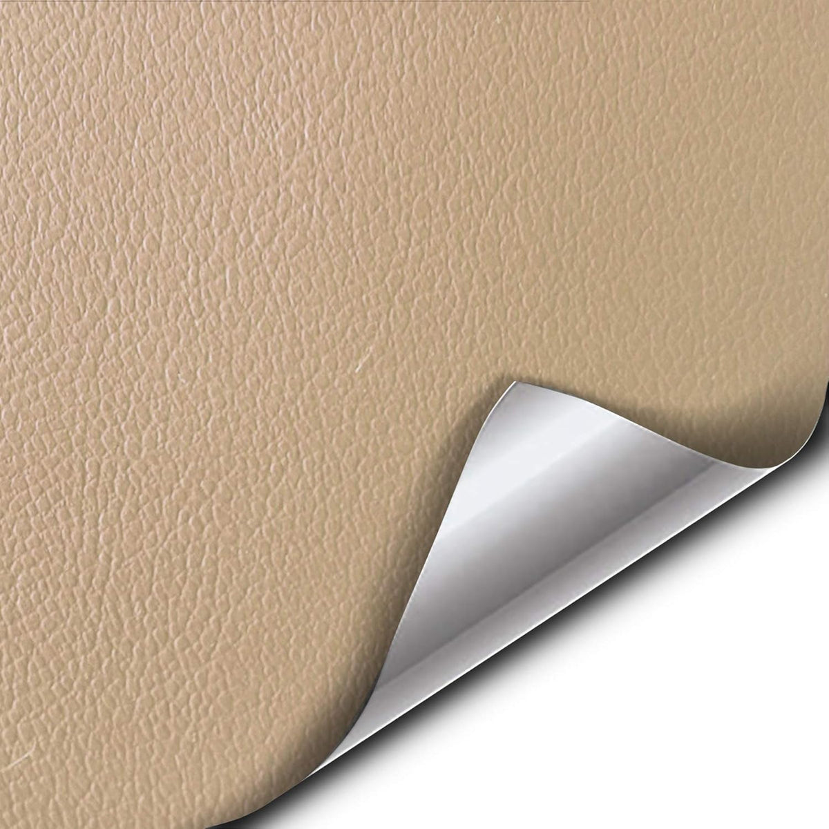 Beige Adhesive Faux Leather Marine Vinyl (10ft x 54") Pack of 2 S506