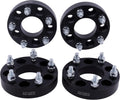 Black Forged 5x5 to 5x4.75 Wheel Adapters 1.5 Inch with 12x1.5 Studs Pack of 4 X90882