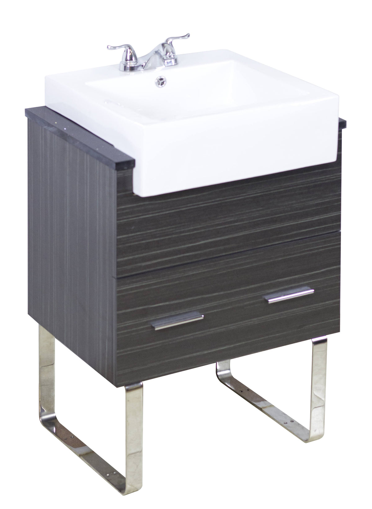Semi-Recessed White Vessel C859773