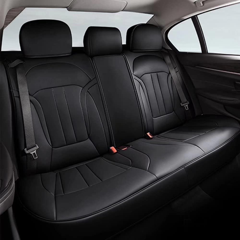 Black Faux Leather Front Seat Covers for Ford Escape I9035