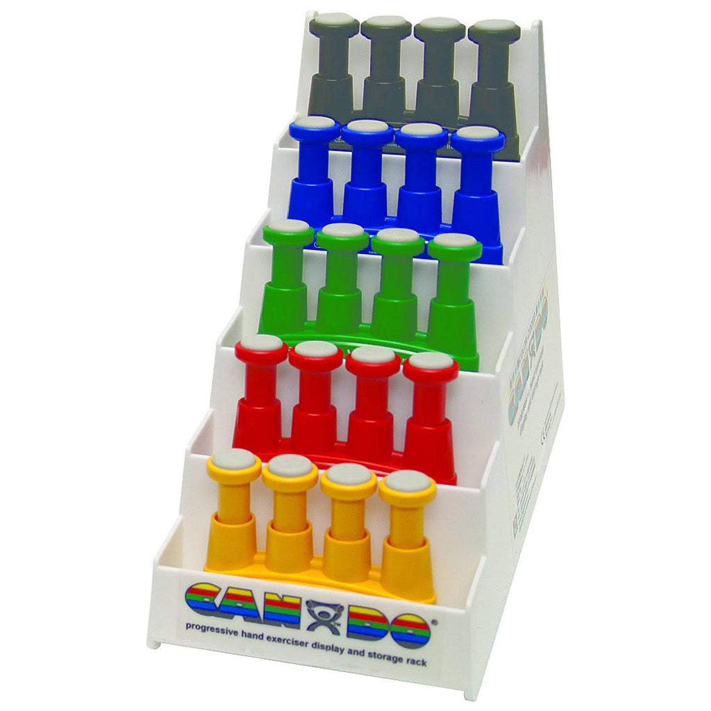 Set of 5 Hand Exerciser with Plastic Rack C234436