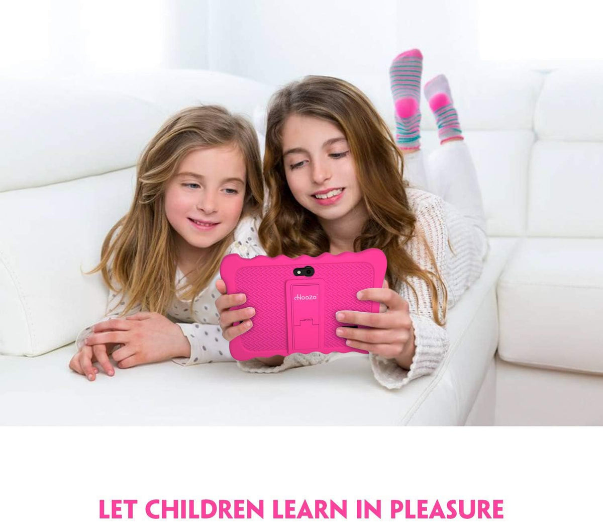 Kids Tablet 7-inch HD 32GB Android 9.0 WiFi 2GB RAM Pink Pack of 2 P8441