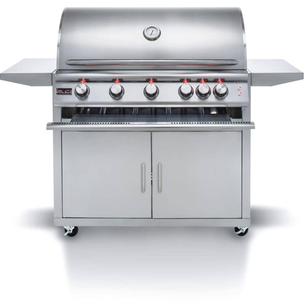 40-Inch 5-Burner Natural Gas Grill with Rear Infrared Burner A474361