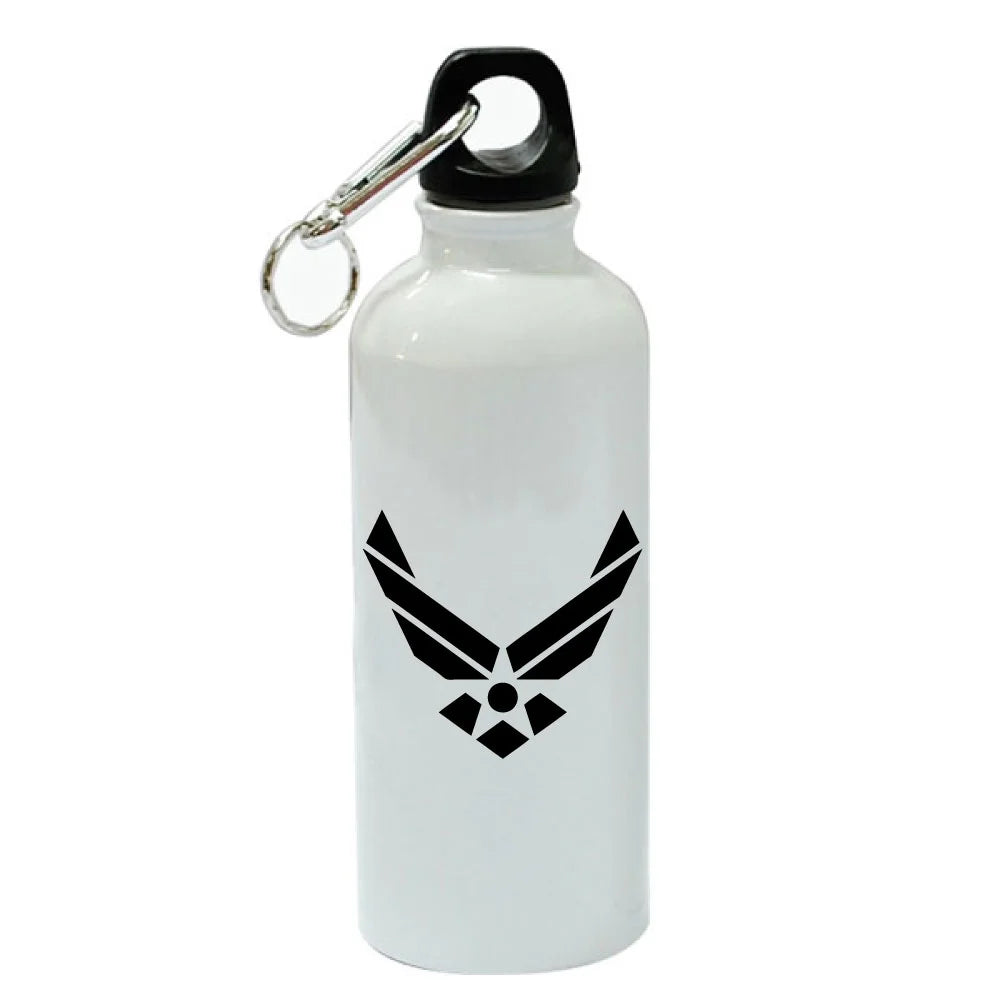 White Aluminum Sports 20 oz Water Bottle Q614912