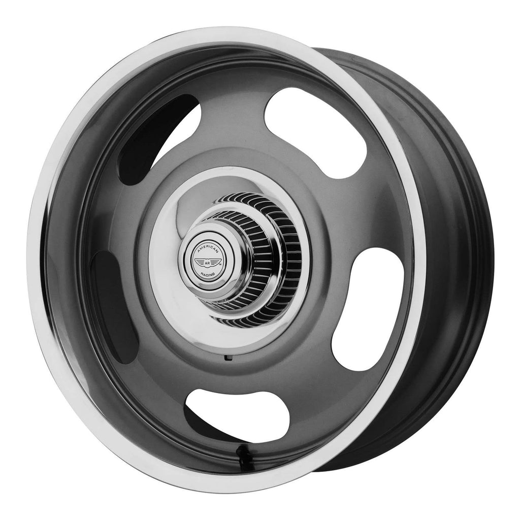 Mag Gray Center w/ Polished Lip Wheel E561