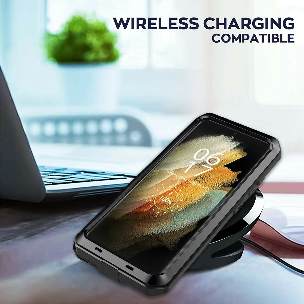 Silver Heavy Duty Aluminum Metal Case for Samsung Galaxy S20 Ultra W414359