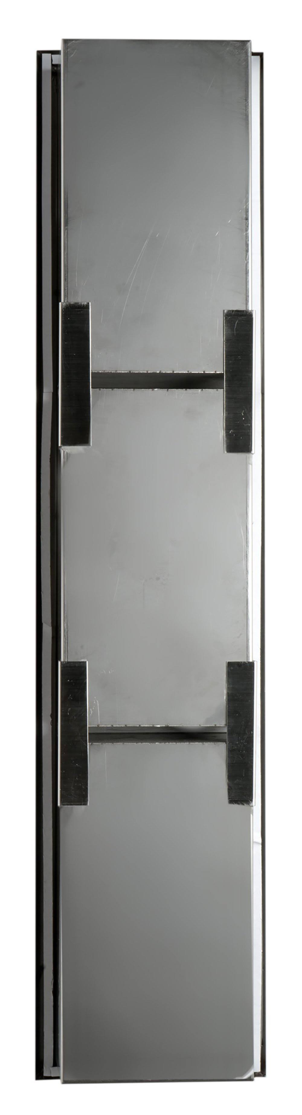 Brushed Stainless Steel 8 x 36 Vertical Triple Shelf Bath Shower Niche F64611