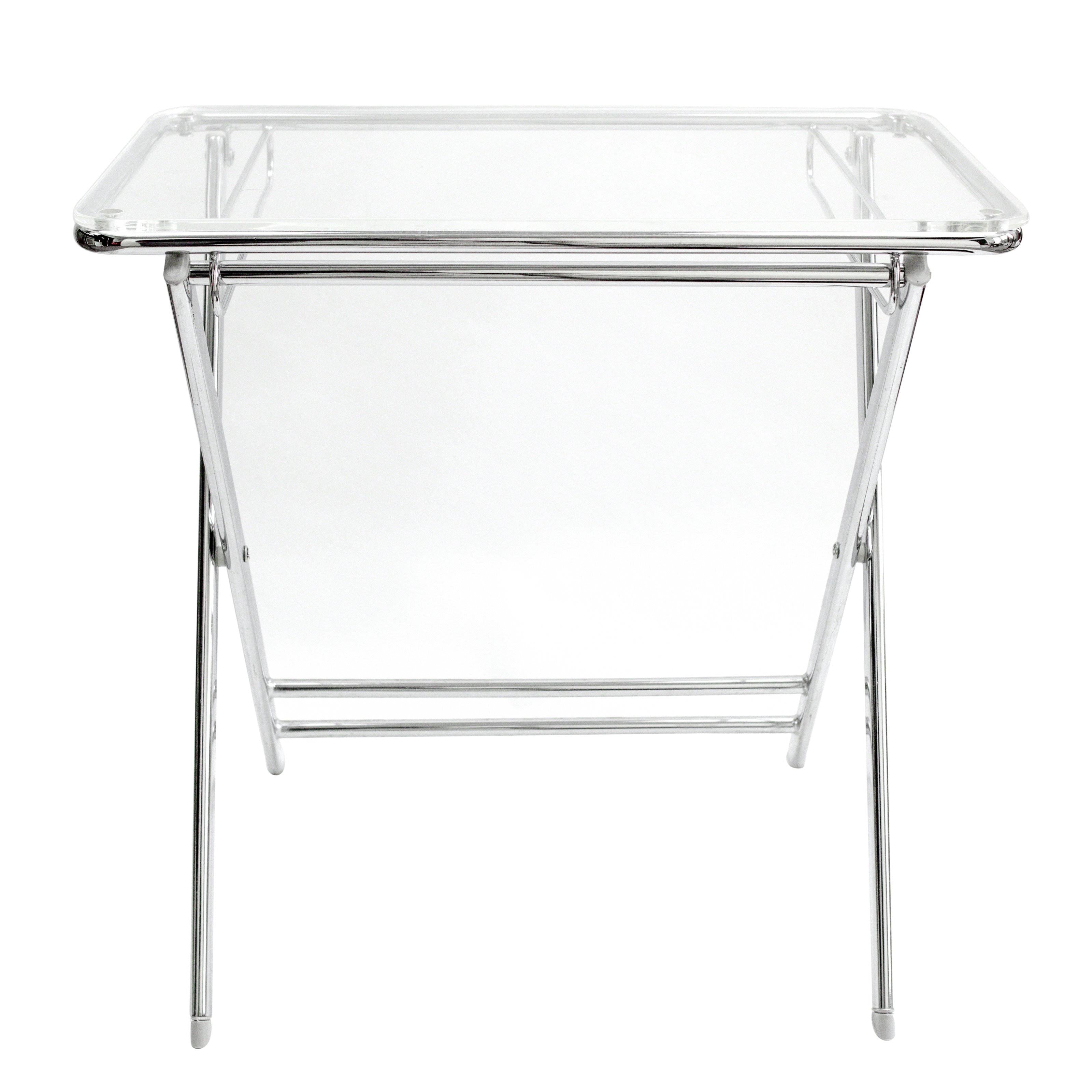 Victorian Blue Foldable End Side Table Tray P990213