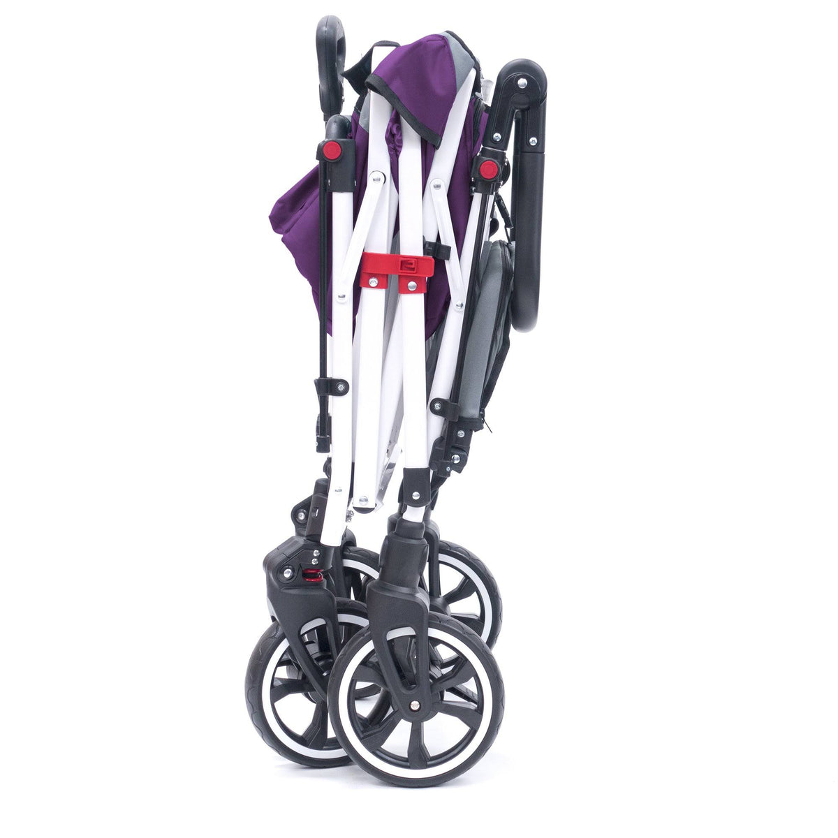 Purple Folding Wagon Stroller with Canopy X915505