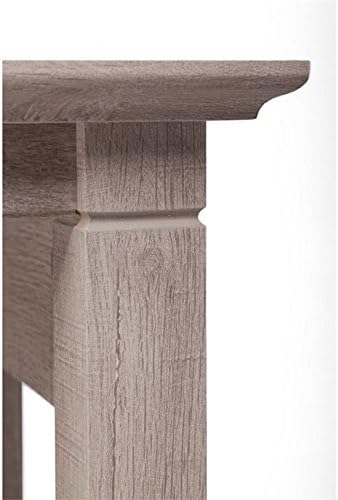 Washed Gray 5 Shelf Bookcase R965