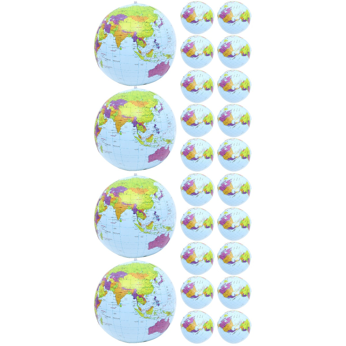 24 Pcs Giant Beach Ball PVC Beach Toy Q504
