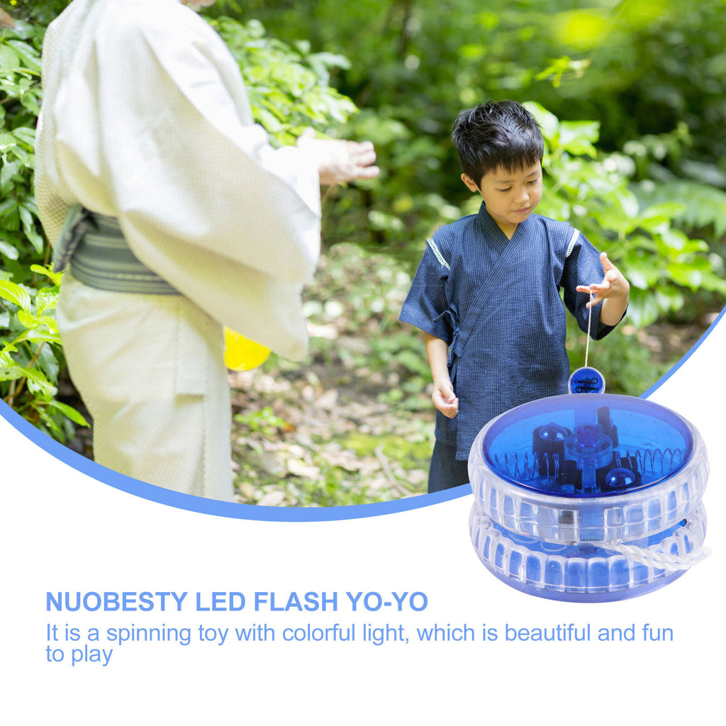 Blue Led Luminous Yoyo With String O76498
