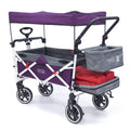 Purple Folding Wagon Stroller with Canopy X915505